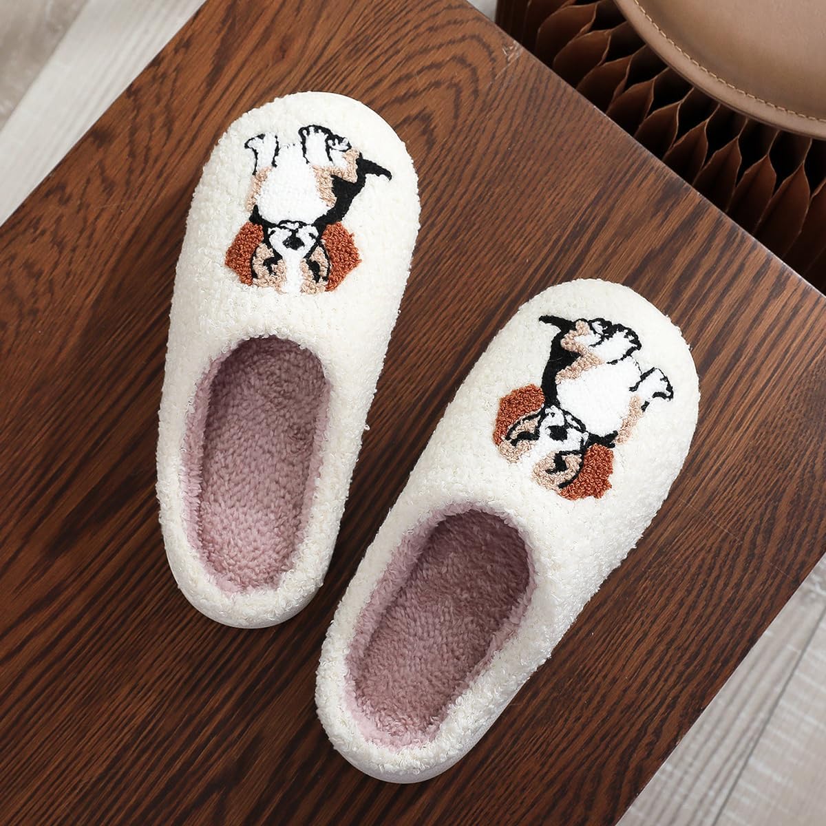 Women’s Heart Slippers Cute Couple Slippers With Memory Foam Comfortable Warm And Non-Slip Home Shoes - Image 5