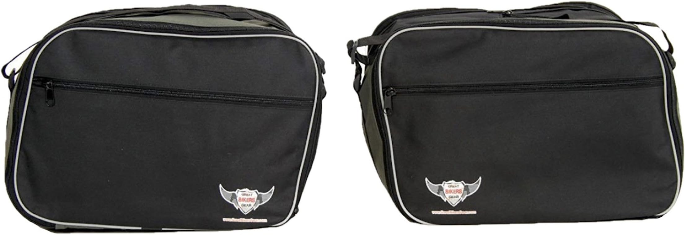 GREAT BIKERS GEAR - Pannier Liner Bags to Fit BMW R1200RT K1200GT K1300GT PANNIERS Expandable (Black)