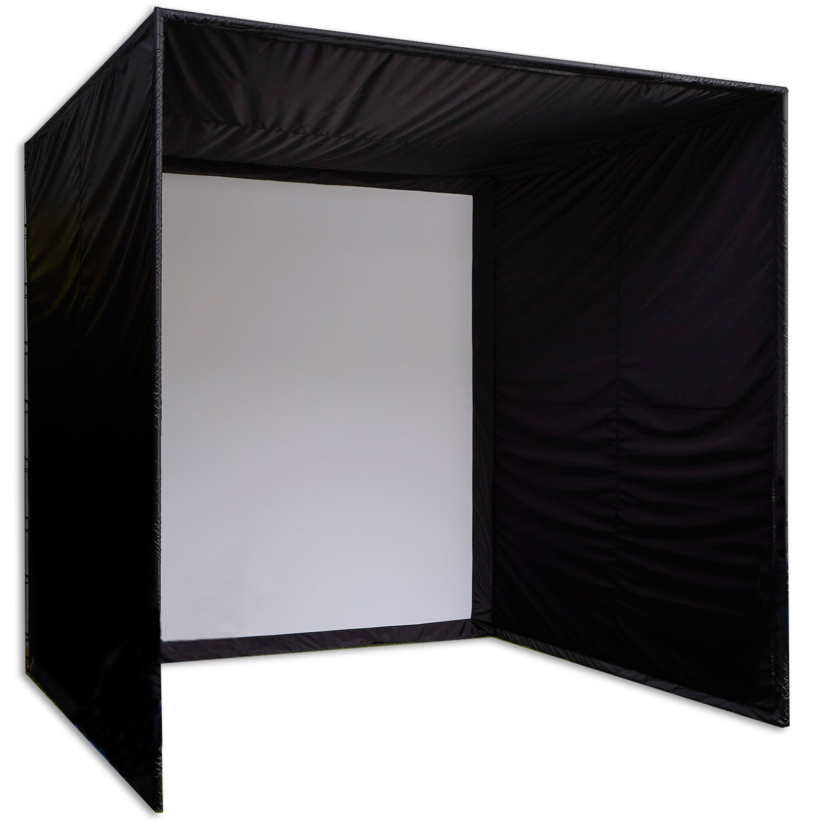 Carl's Golf Simulator Enclosure with Golf Impact Screen (Full-Depth 10' Deep) DIY Kit