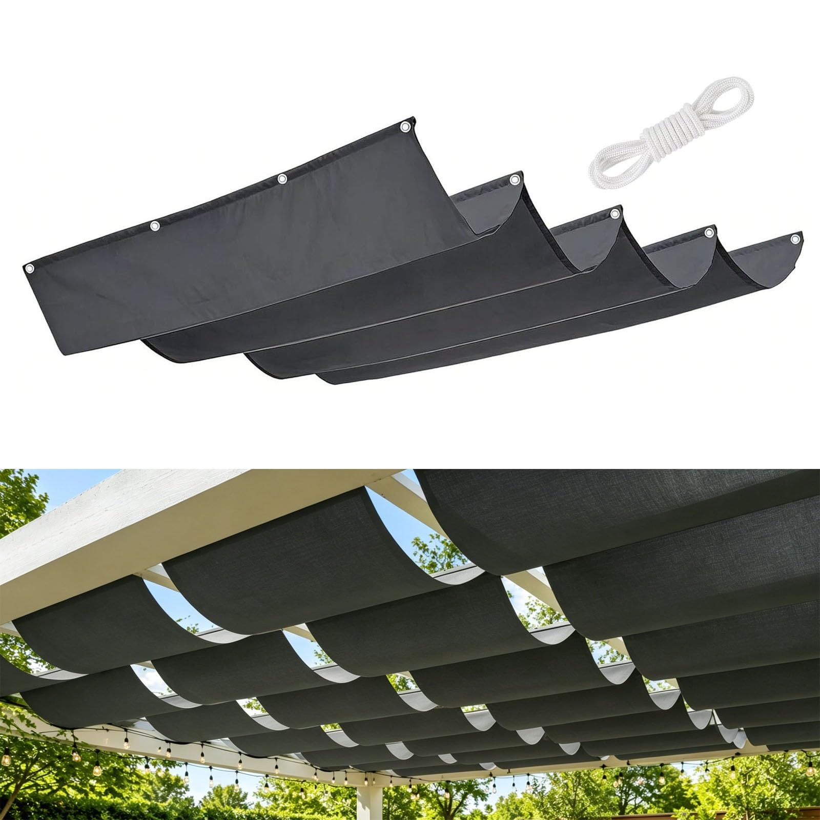 Voile d'ombrage rétractable pour terrasse et repas de jardin réussis