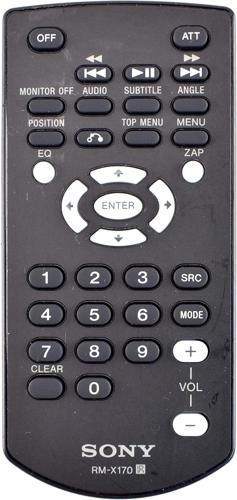 Sony RM-X170 Remote Control