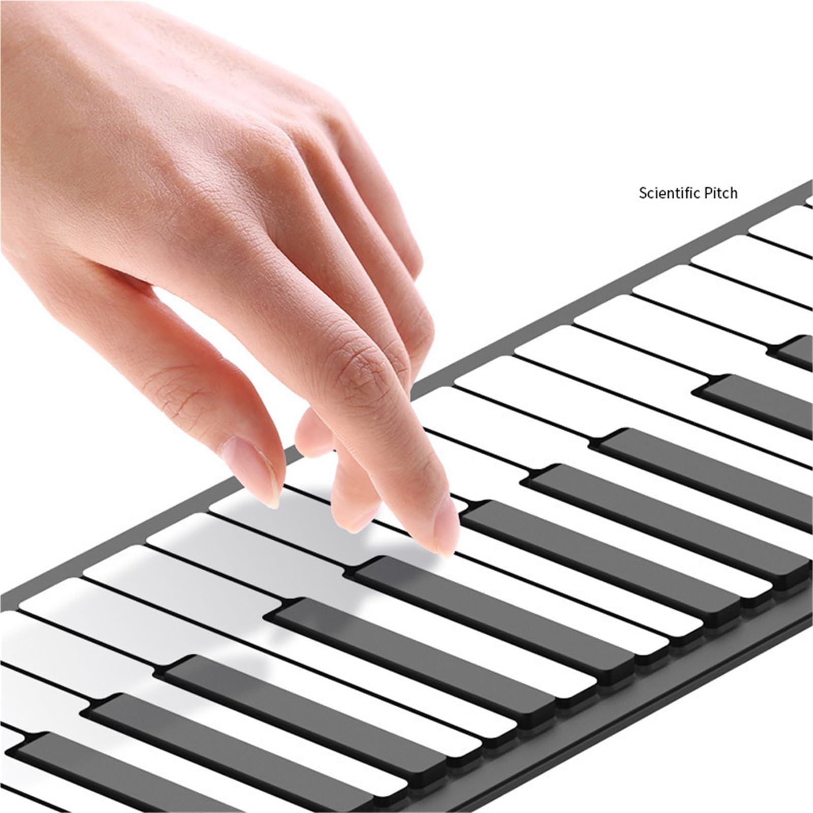 Tastiera Digitale Per Principianti Pianoforte Elettronico Pieghevole A 88 Tasti Arrotolato A Mano Con Tastiera Morbida Ispessita Strumento Portatile Per Principianti(EU)