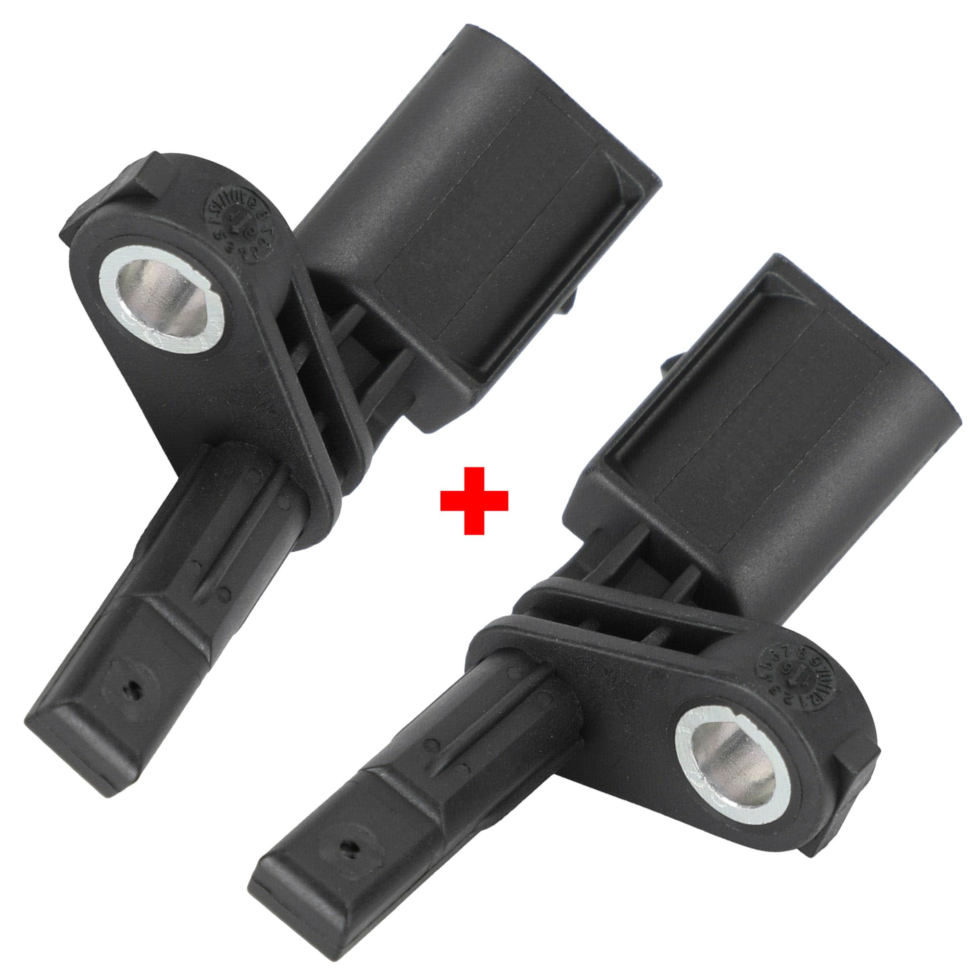 Partsline (Lot de 2) Capteur de vitesse de roue ABS avant gauche et avant droit compatible avec A3, Q3, TT, Alhambra, Superb, Yeti, Golf 5/6/7, Transporter T5/T6 7H0927803 7H0927804