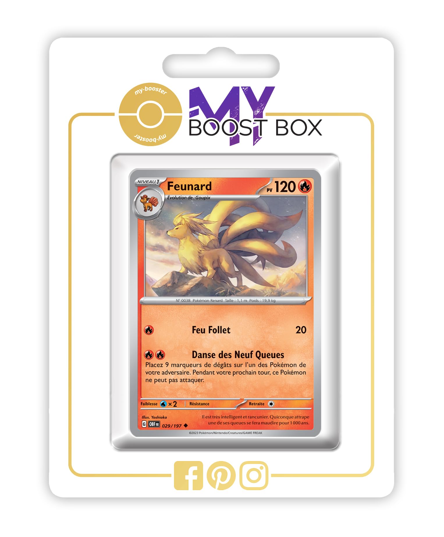 Myboost X – Terraiste De Paldea 129/197 Reverse – Coffret 10 Cartes Pokémon Françaises – Écarlate Et Violet – Flammes Obsidiennes