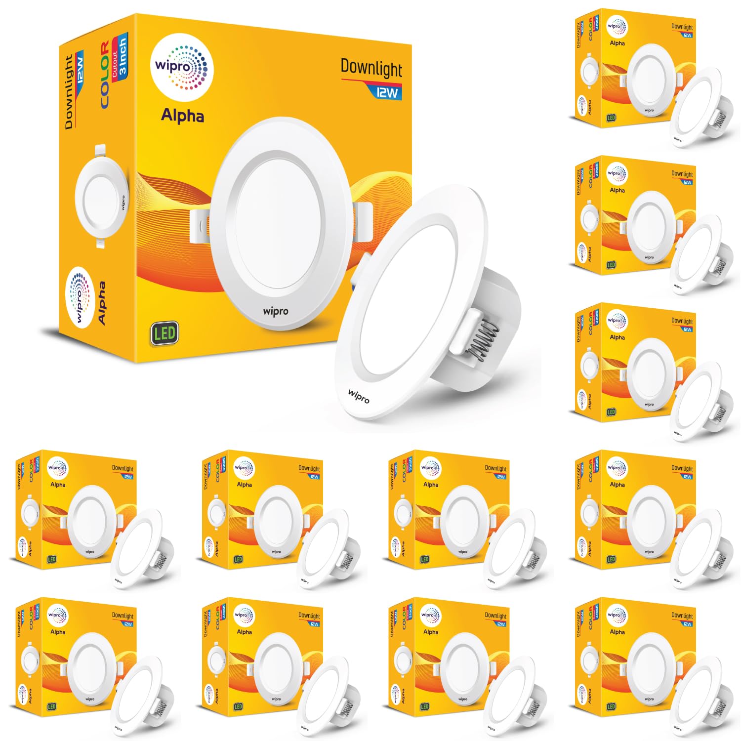Wipro Garnet Downlight Junction Box - Neutral White -10