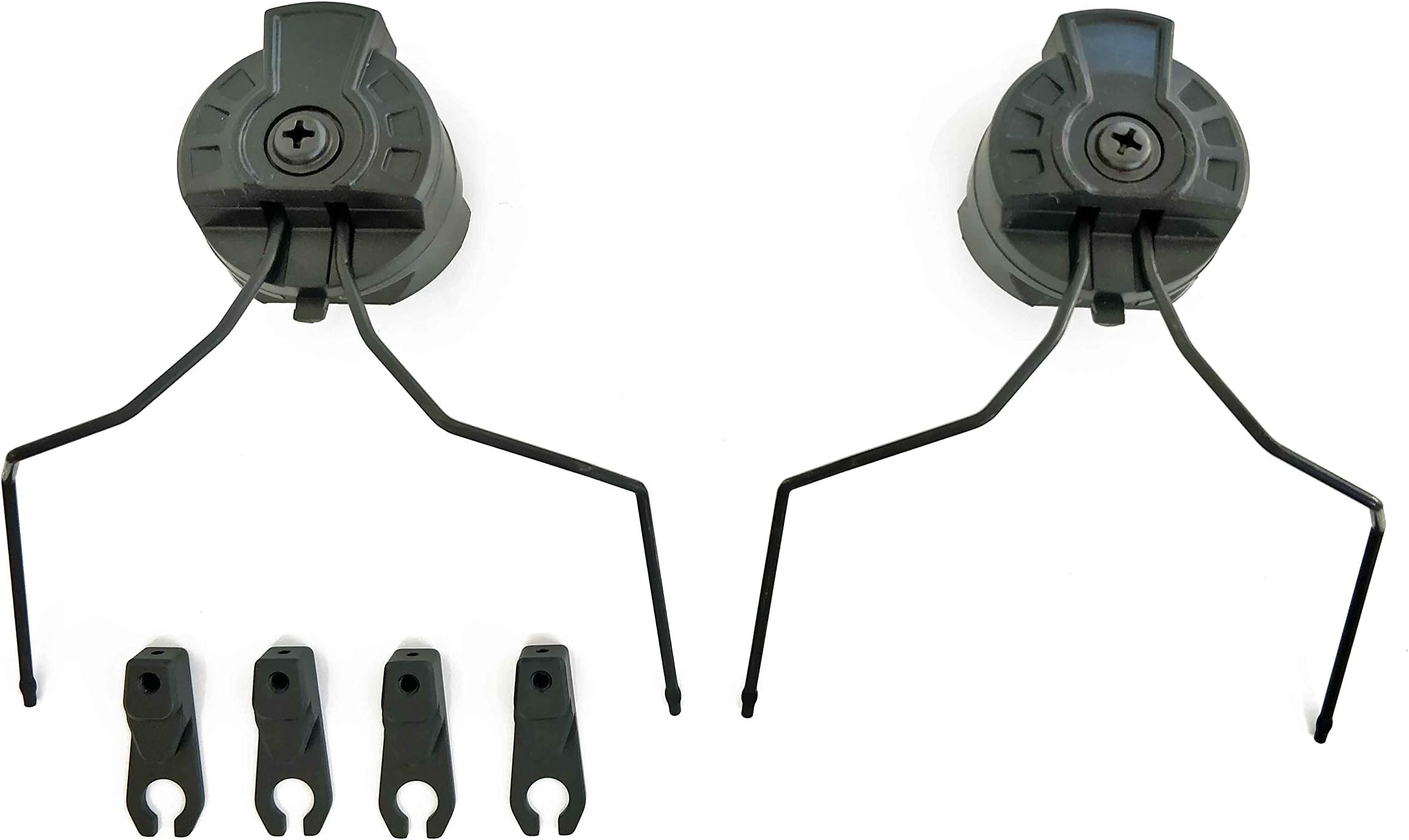 Universal Communication Headset Adapters for Accessory Rail Equipped Tactical Helmets