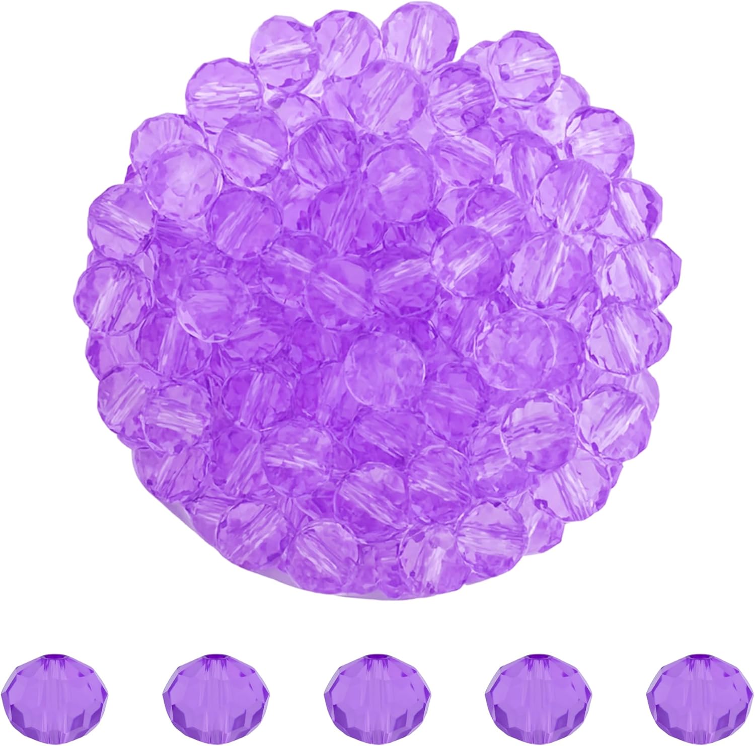 Mandala Crafts 3mm Bicone Crystal Glass Beads, 3750 Faceted Beads for Adult Jewelry Design, Fashion Accessories, and Decorative Applications