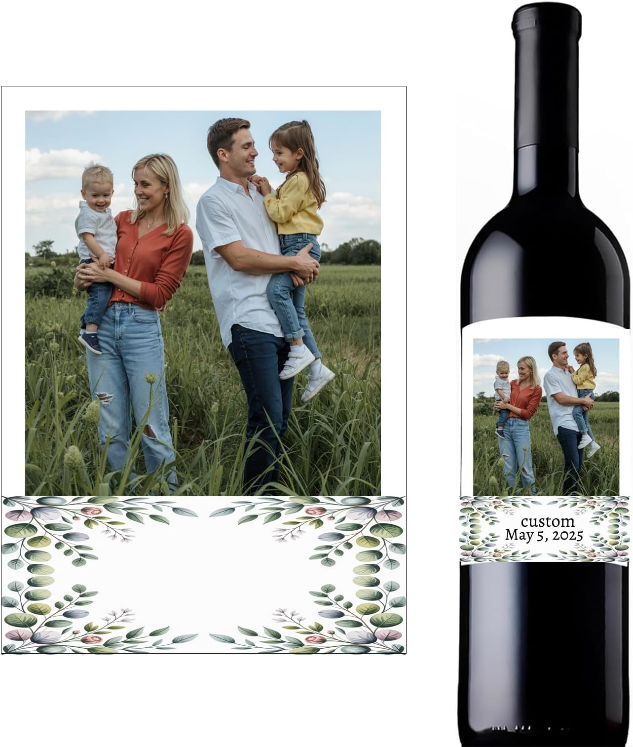 Custom Wine Bottle Labels for Book Signings | Author Quote Customization