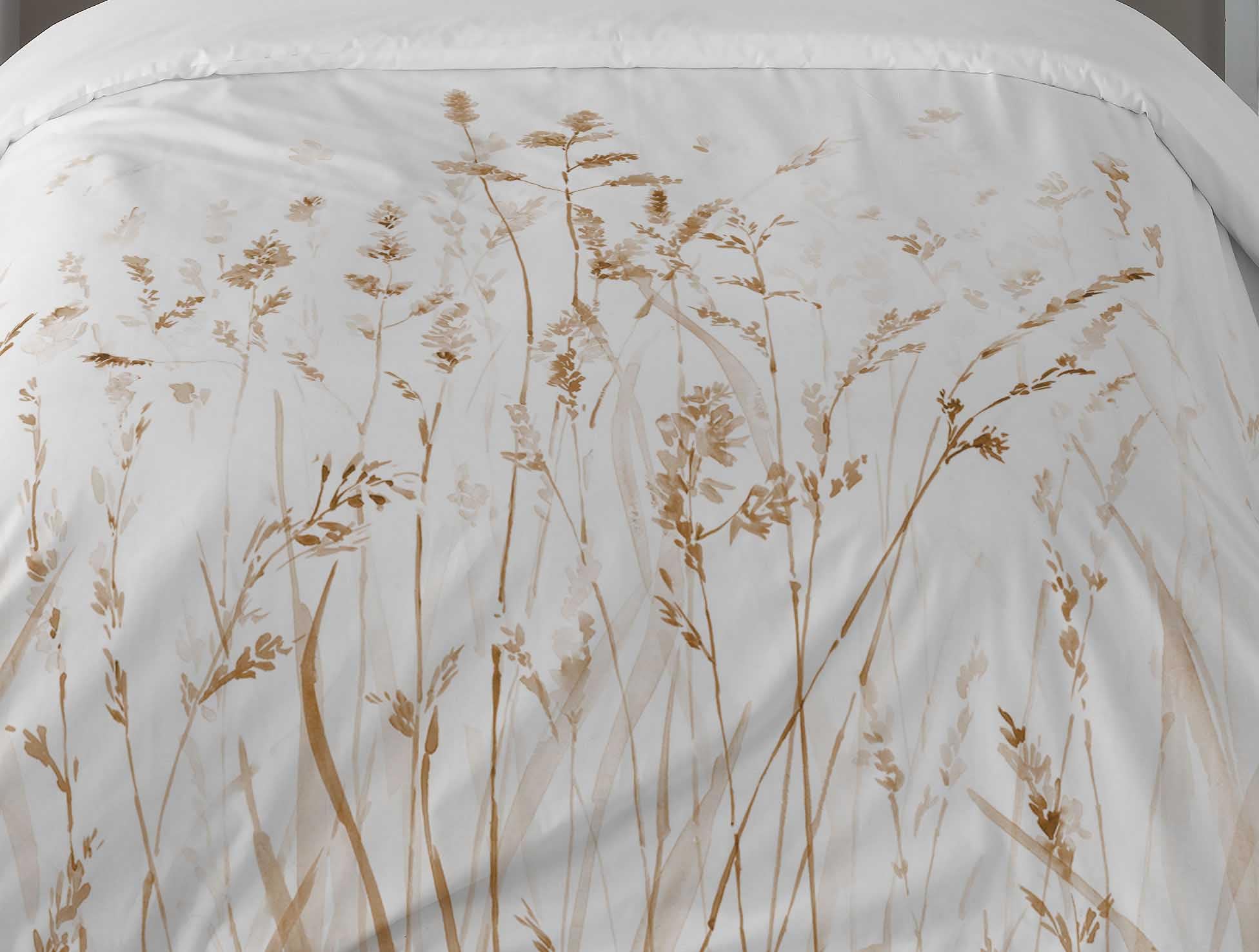 NATURALS Funda Nordica Cama 90, 100% Algodón, Juego de Funda para edredon 150x220 cm + 1 Funda de Almohada 45x110, Rust