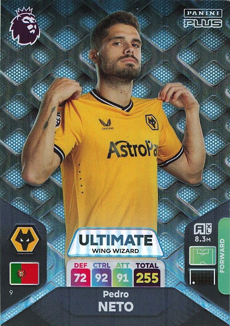 Panini Premier League Plus 2023 2024 Pedro Neto Ultimate