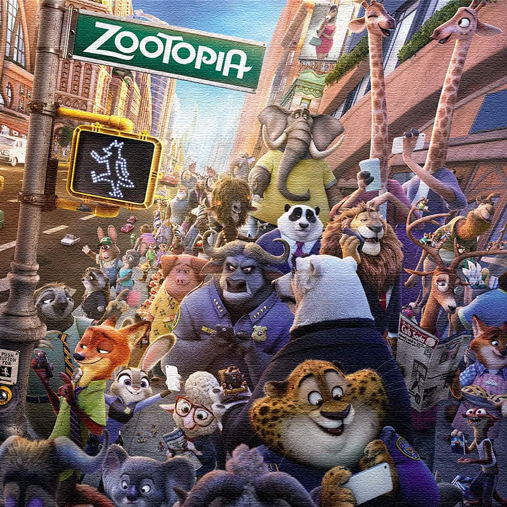 Amazon.co.jp: ディズニー ズートピア アートパネル 30cm × 30cm 日本