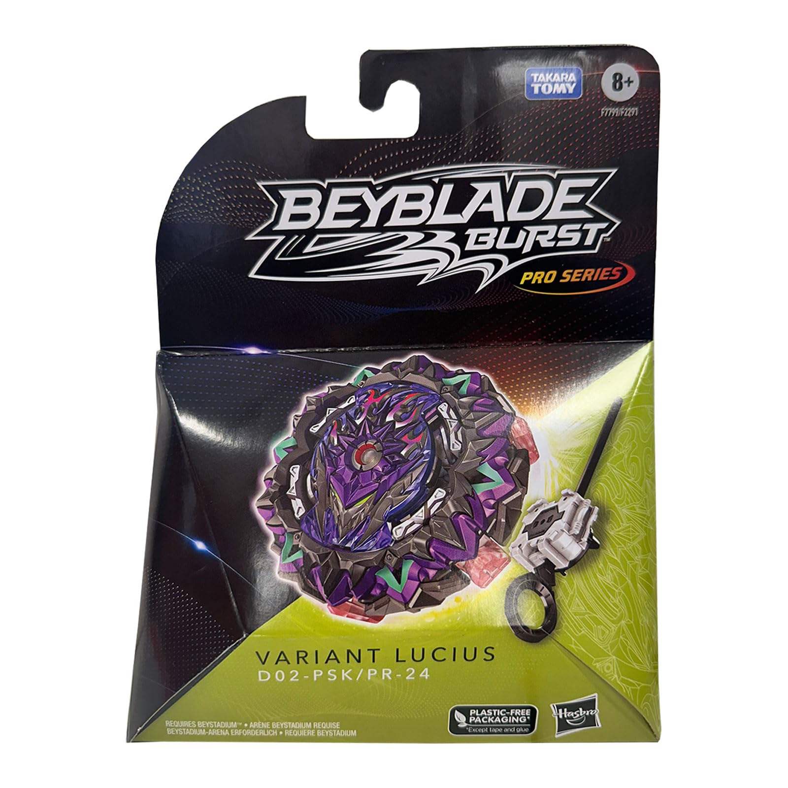 Beyblade Hasbro F7799 Burst Pro Series Variant Lucius D02-PSK PR-24