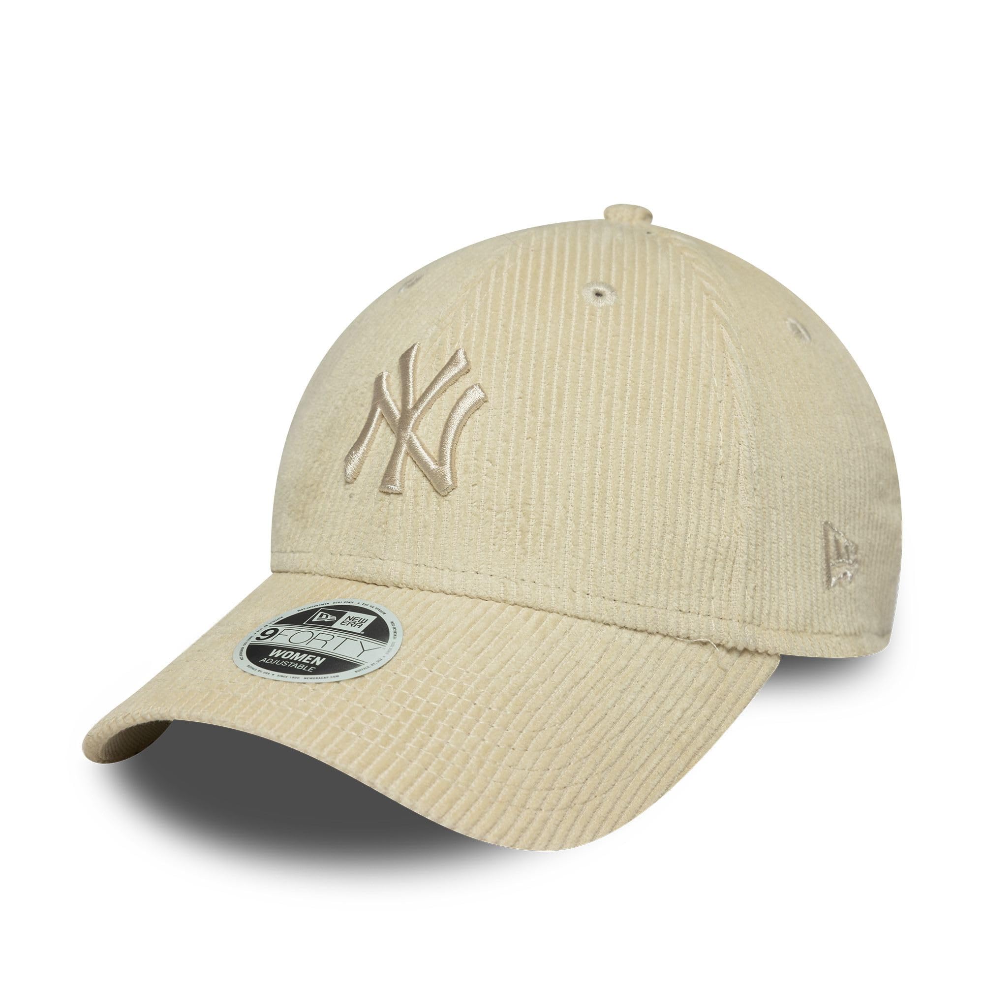 New Era Women's New York Yankees#38341 New York Yankees 9Forty Cord Cap Beige