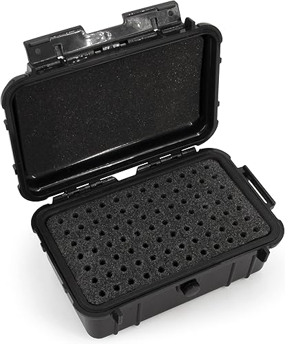 Miniatura 2 de CASEMATIX Caja de munición rígida de 0.354 in para balas de 5.56, 223 o 0.354 in – 8 pulgadas, impermeable, hermética, 84 ranuras para munición con