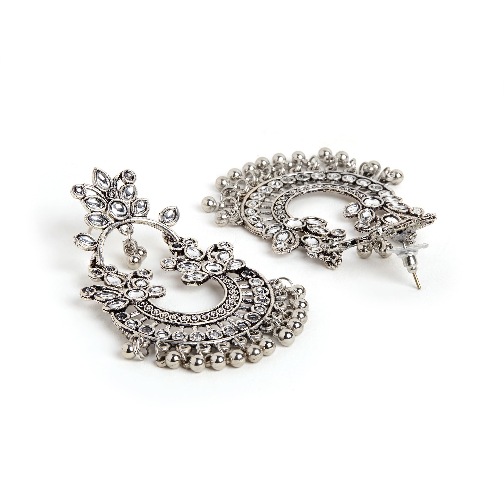 Cultural Elegance Ethnic Earrings with Detailing