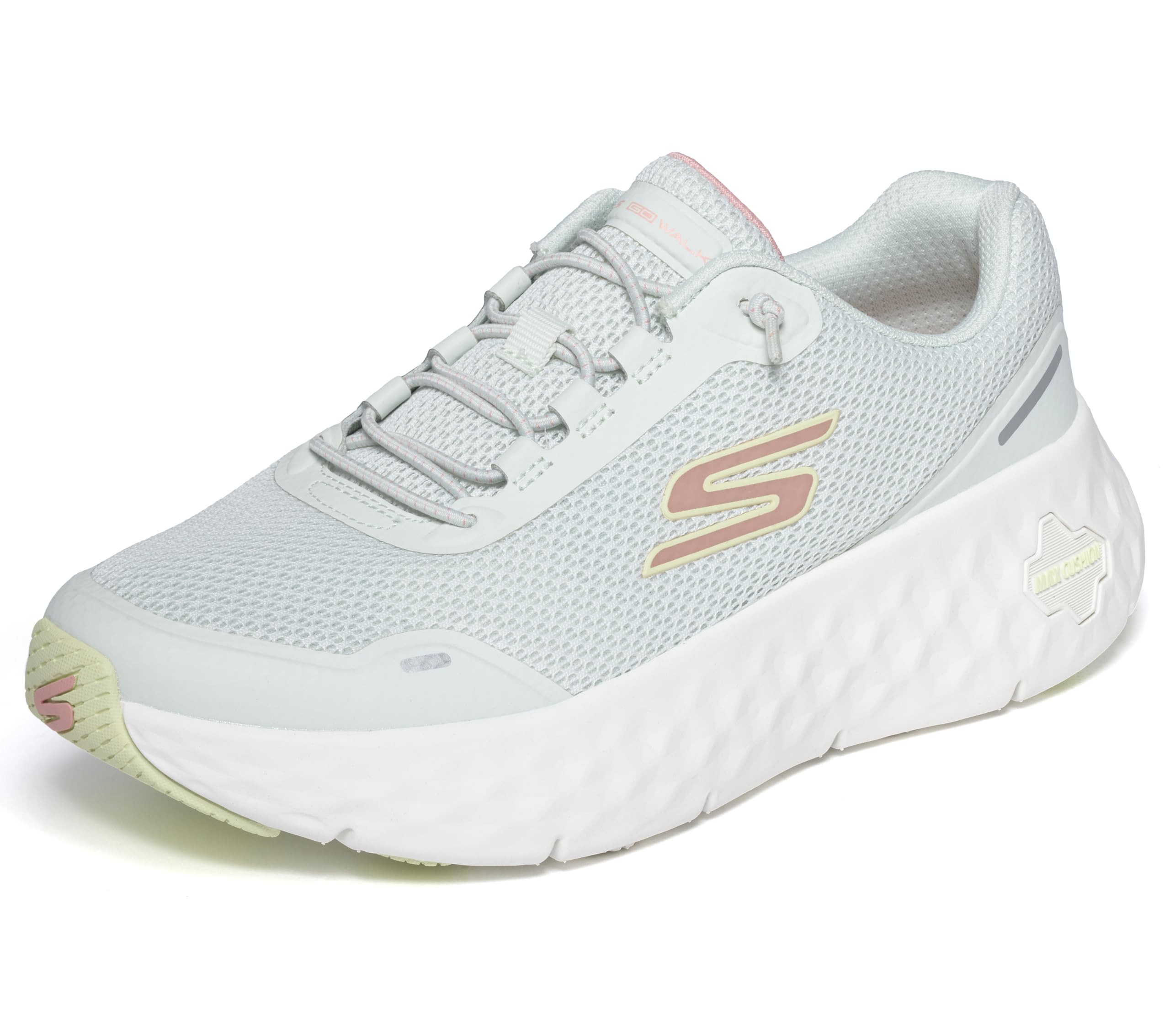 Skechers Women's Go Walk Max Cushioning Flex Trainers, Sage, 7.5 UK