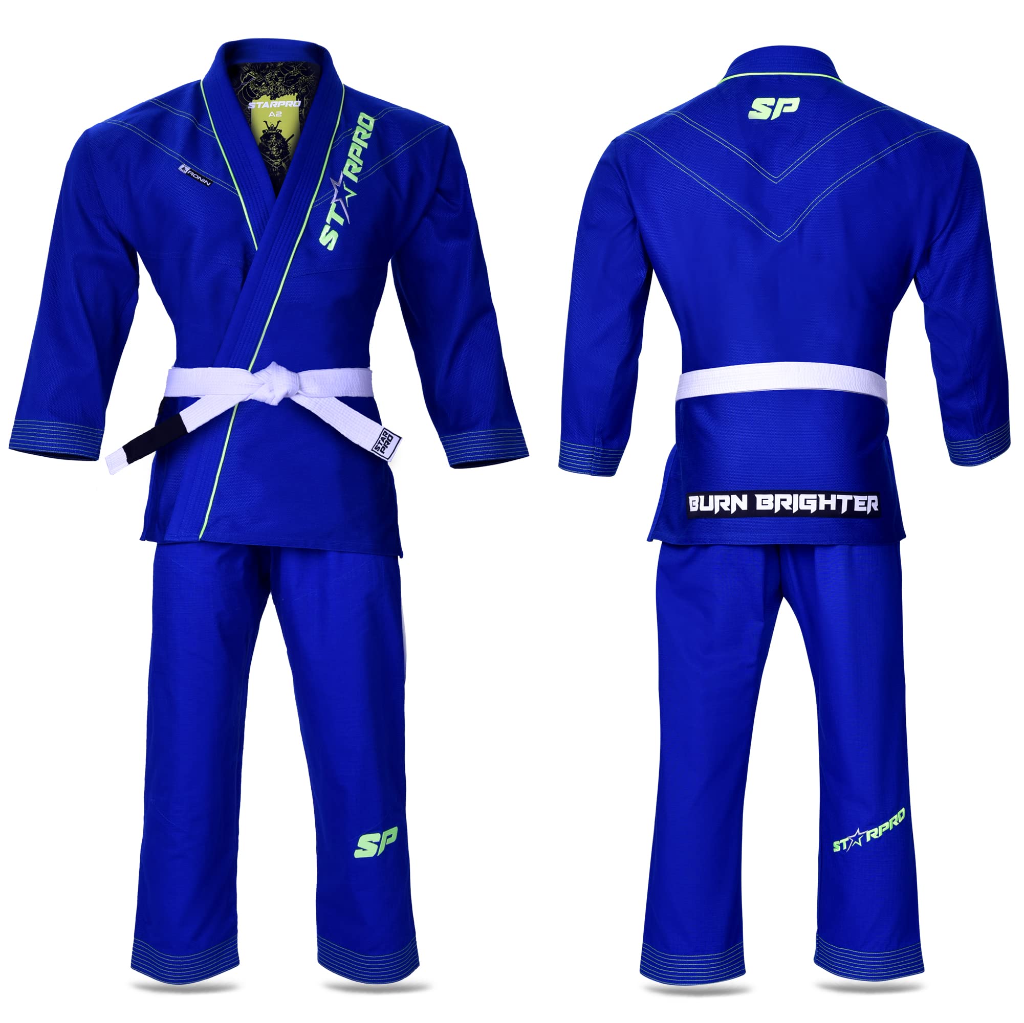 Starpro | Ronin Preshrunk Premium Jiu Jitsu, BJJ Gi | Diverses tailles et couleurs | Jujitsu Gi, Lightweight BJJ Gi, Jiu Jitsu Gi, Juijitsu Gi, Gi BJJ, BJJ Gi Men
