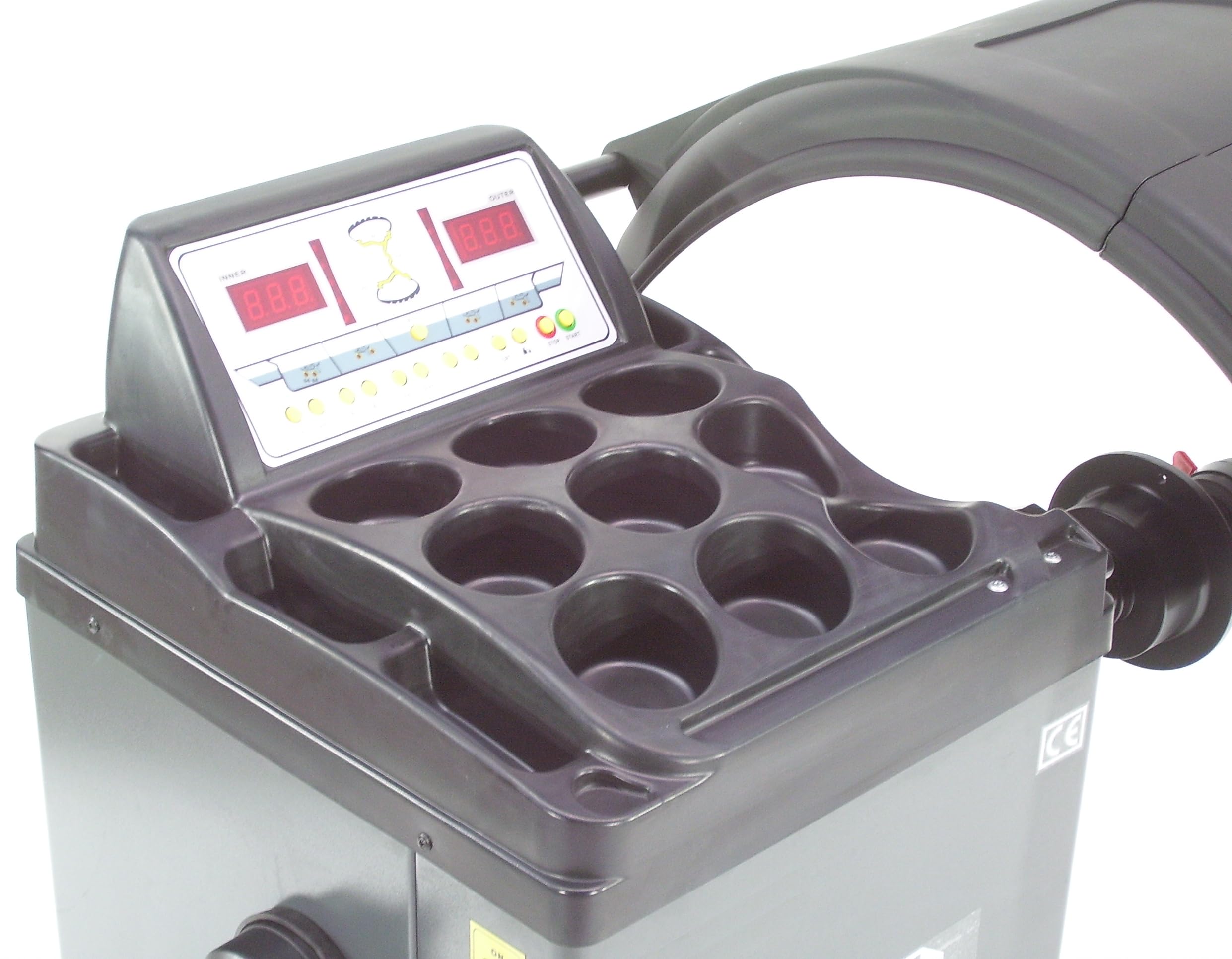 Equilibratore per pneumatici, cerchioni, macchina di bilanciamento fino a 24" 06305 AWZ