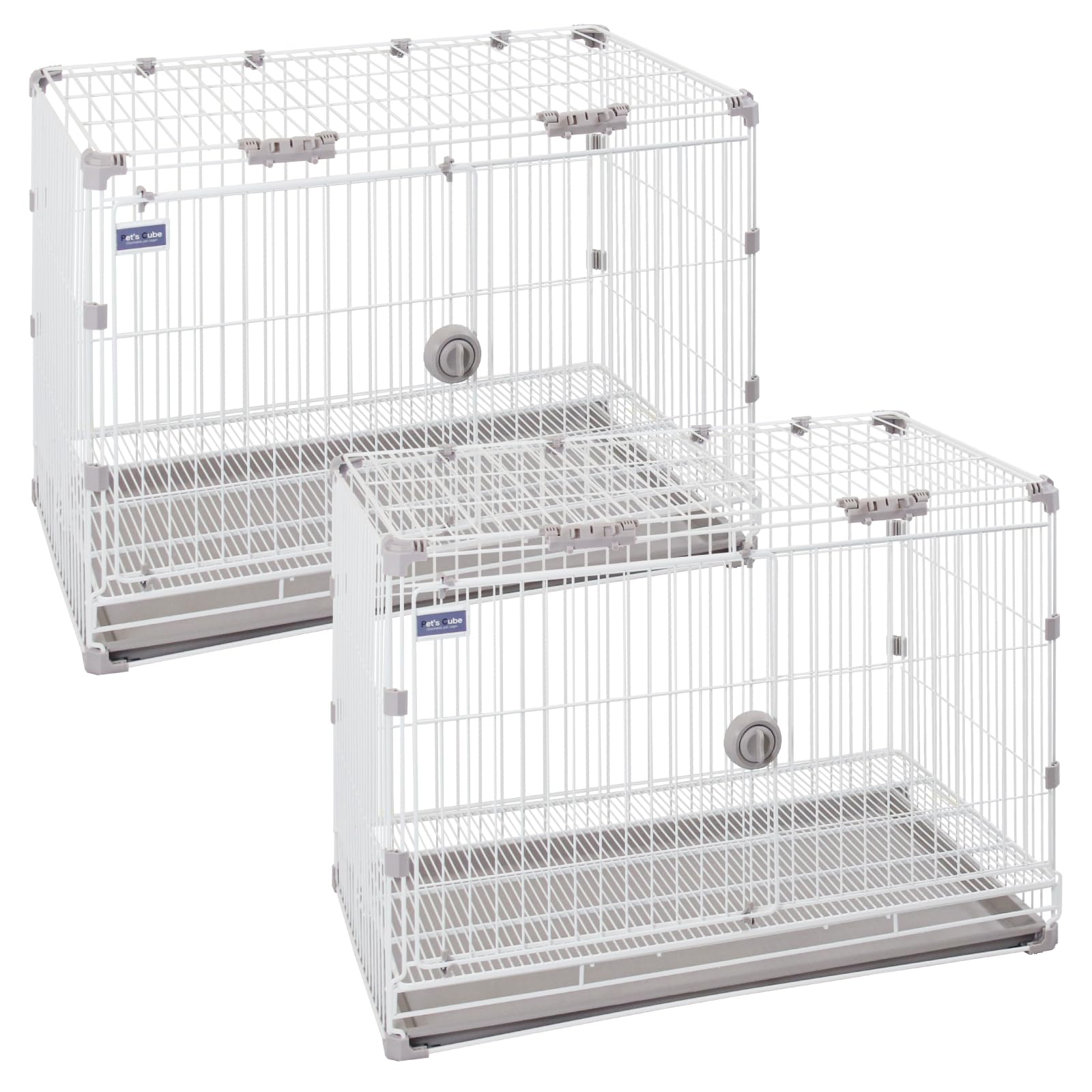 Amazon.co.jp: 2個・3個セット 業務用 ペットケージ カーボンスチール