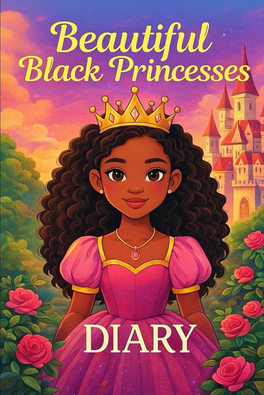 Beautiful Black Princesses Diary – With Hidden Princesses & Coloring Pages!