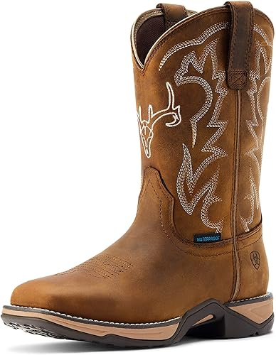 Ariat Botas occidentales impermeables Anthem Deer para mujer