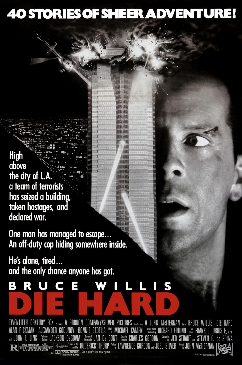 Amazon.com: Die Hard Movie Poster 24x36: Prints: Posters & Prints