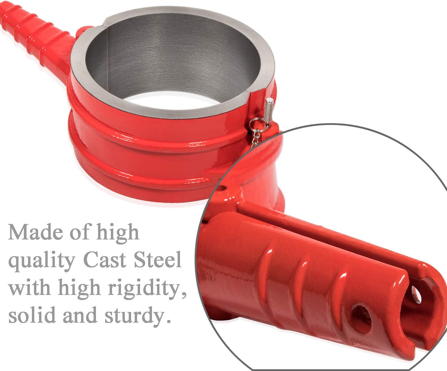 7040 Piston Ring Compressor Remover Installer Tool For Cummins ISX QSX, Caterpillar 3400, 3406 3408 3412 and C-15 5.4" bore Alternative PT-7040 5394454 (Red)