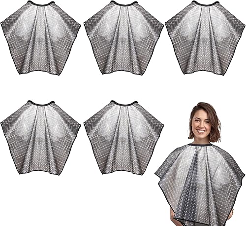 ZENFUN Paquete de 6 capas de tinte para el cabello, capas de champú de salón, capas de color impermeables para el cabello, capa de maquillaje, capa