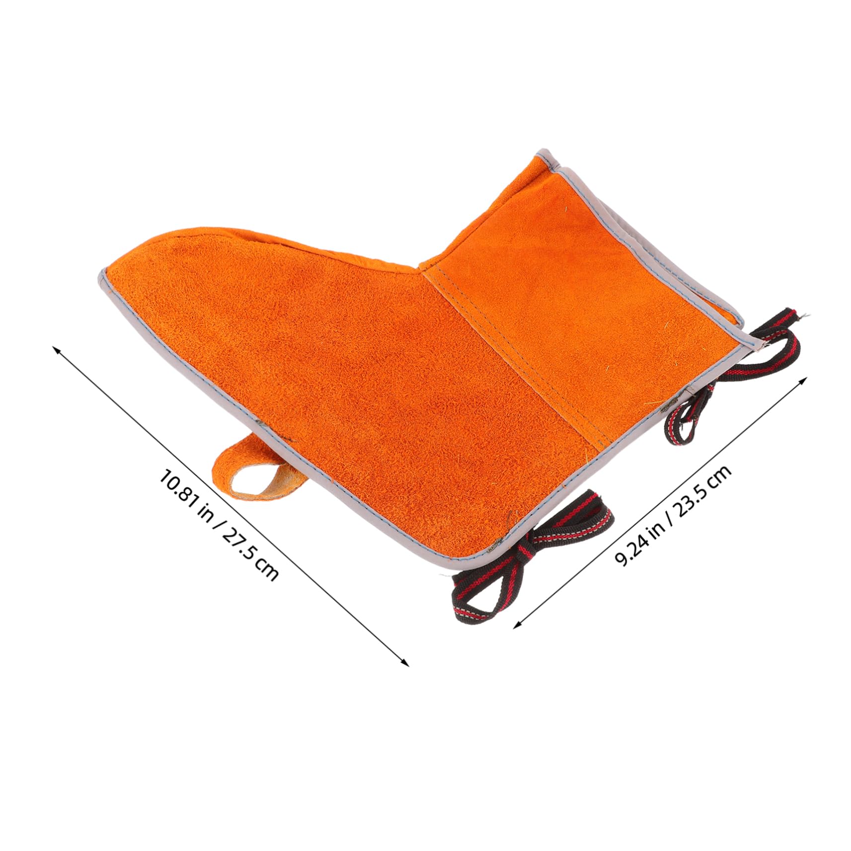 LALAFINA Heatproof Welding Leg Covers Leather Welding Socks Fire Resistant Shoe Guards Protection