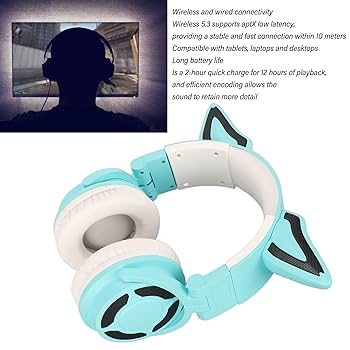 【新品】高級7.1サラウンドLEDネコ耳ヘッドホン 楽天市場】ゲーミングヘッドセット 猫耳 付き ヘッドホン 7.1