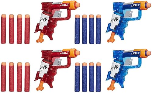 Pistola de dardos Nerf N-Strike Elite Sonic Fire and Ice Jolt Team lote de 4 unidades