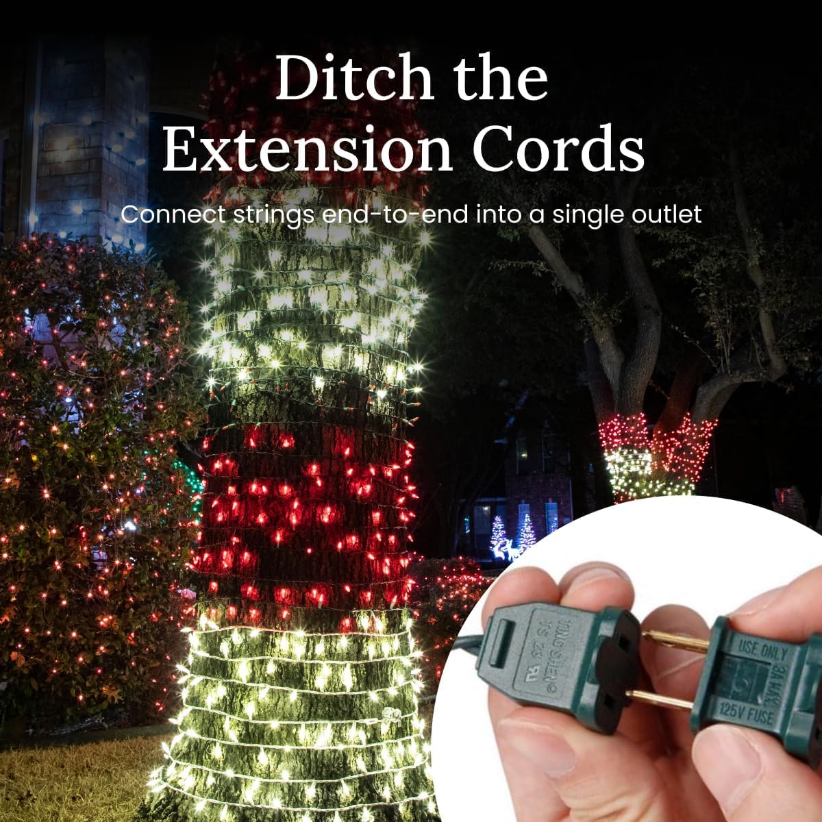 Pro Christmas T5 LED Christmas Lights - 70 Count Classic 5mm