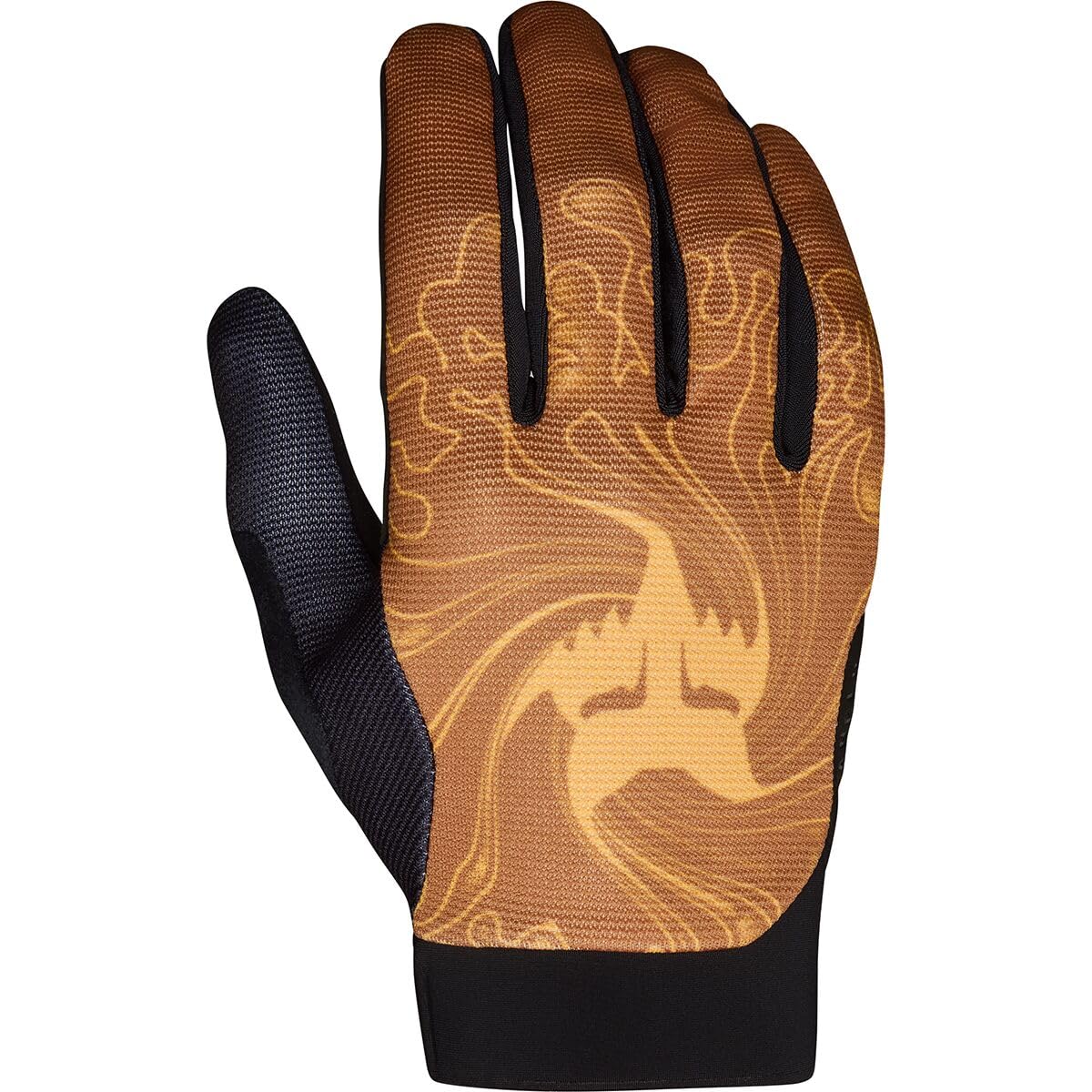 Guantes Fox Ranger Frequency Tangerine S para manillar MTB 3