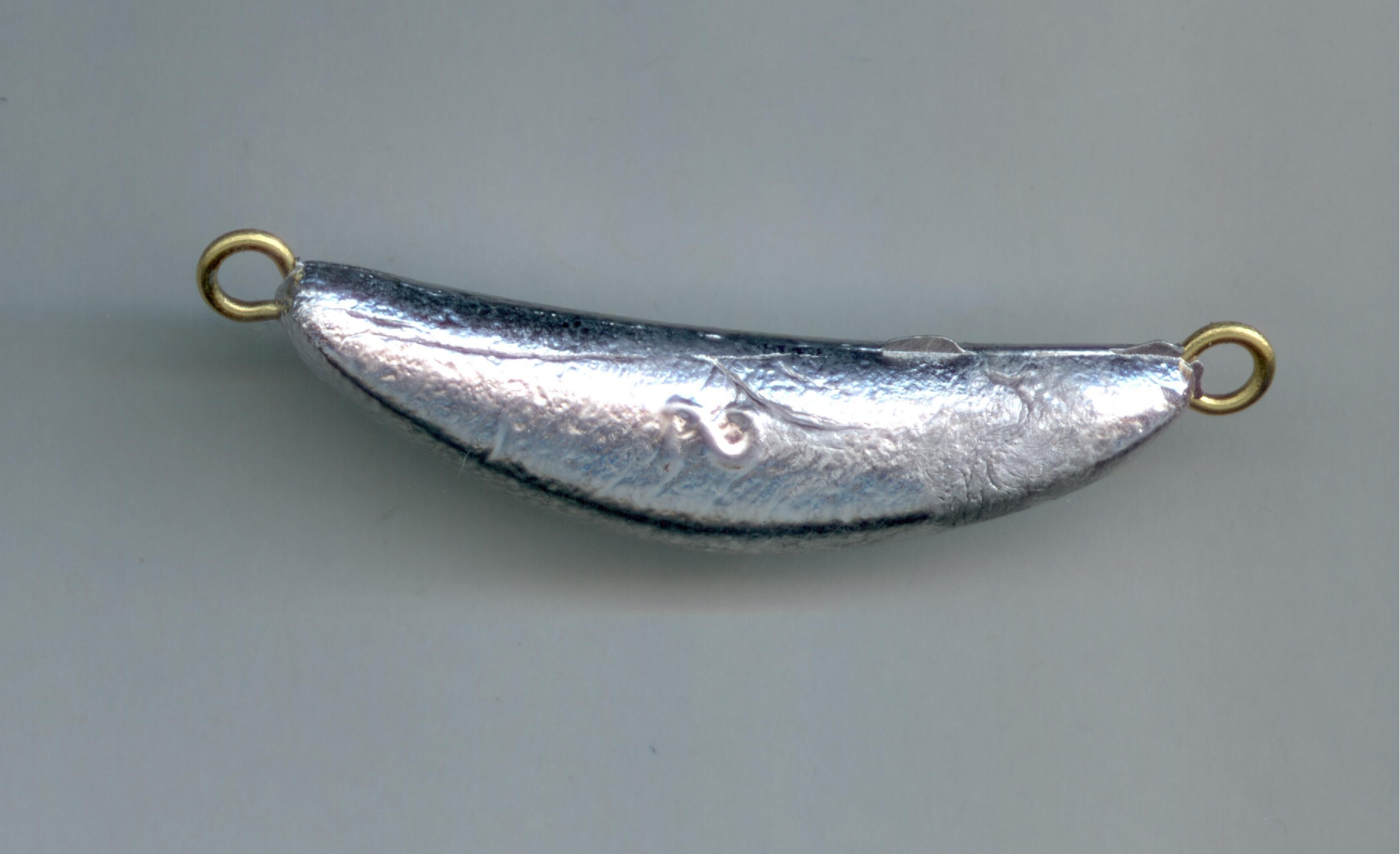 S & J's TACKLE BOX 2 oz Crescent SINKERS - 10 PER Pack