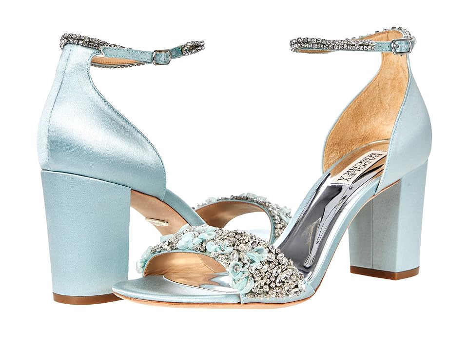Badgley Mischka Finesse (Mist Satin) Women's Shoes