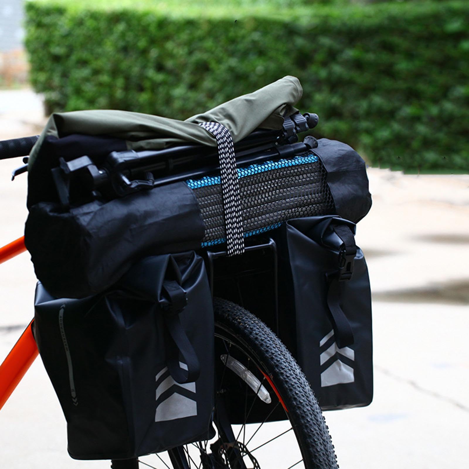 Porte-bagages Avant Vélo En Alu, Noir, Max 25 Kg, Compatible Avec Fourche Avant