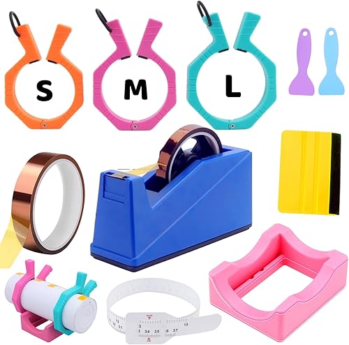 Miniatura 10 de Pinza de 3 tamaños para un clip perfecto de abrazaderas de vaso, para 12 onzas, 15 onzas, 20 onzas, 30 onzas, espacios en blanco delgados para