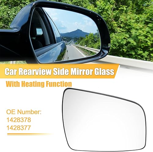 Miniatura 2 de X AUTOHAUX Espejo retrovisor lateral derecho del coche con placa de respaldo para Opel Zafira B 2009-2014 1428378