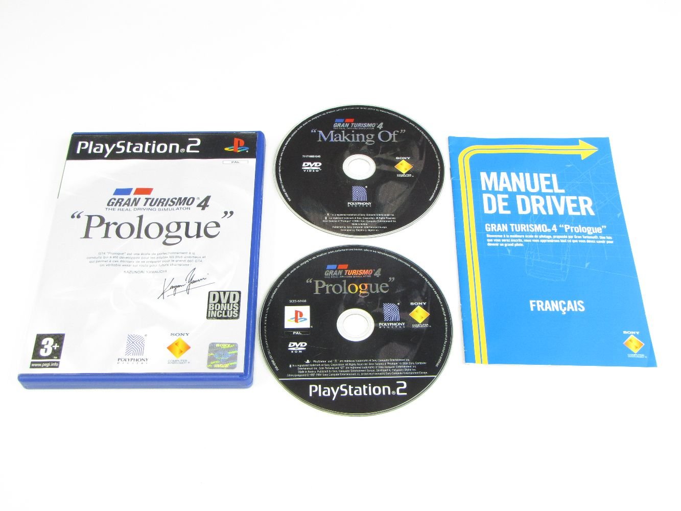 GRAN TURISMO 4 Prologue + DVD Bonus - PlayStation 2 PS2 - PAL - Complet EUR 9,90 - FR