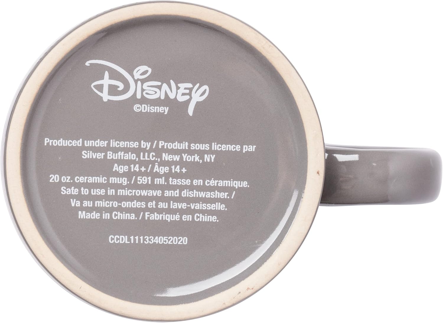 Silver Buffalo Disney Mickey Mouse Pattern Vintage Ceramic Coffee Mug, 20 Ounces - Image 4