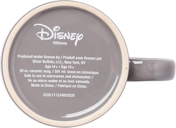 Silver Buffalo Disney Mickey Mouse Pattern Vintage, Ceramic Mug, 20oz