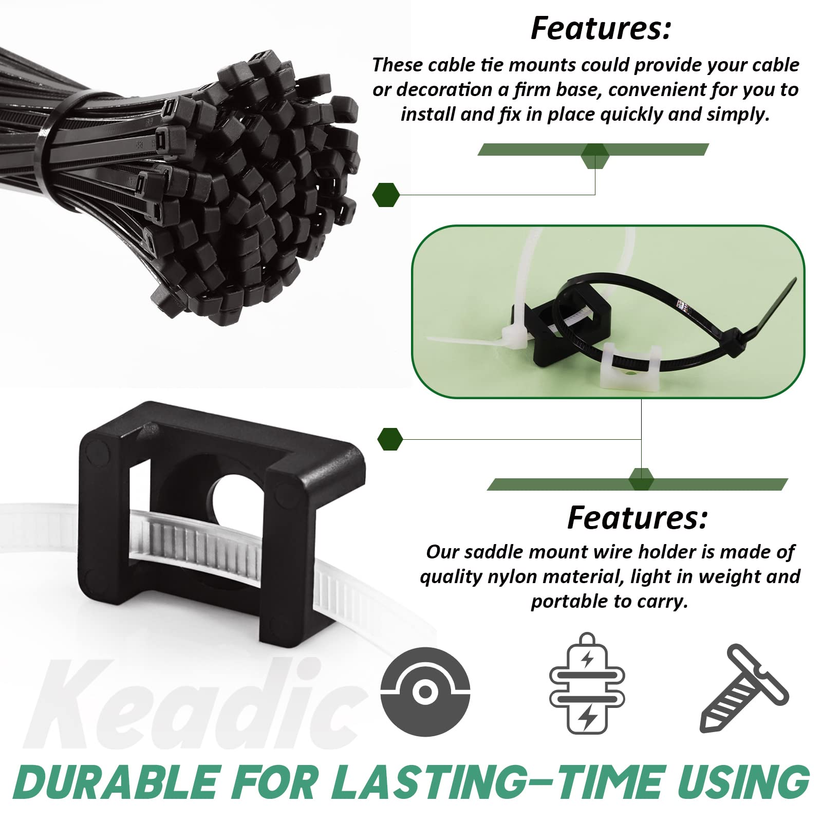 Cravatte Con Cerniera Nera Sicure E Durevoli Per Soluzioni Di - Foto 7