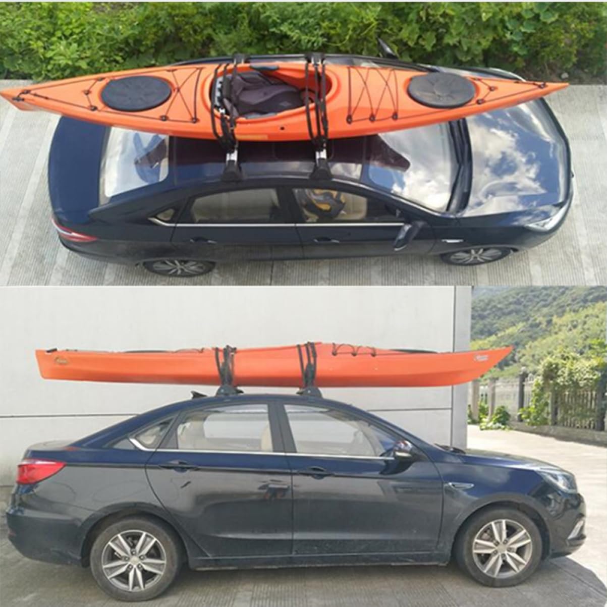 Totority 1set Canoe Holder Rubber Dinghy Support Bracket for Boat Stand Material Easy to Use for Inflatable Boats Kayaks Canoes and Dinghies Accessories