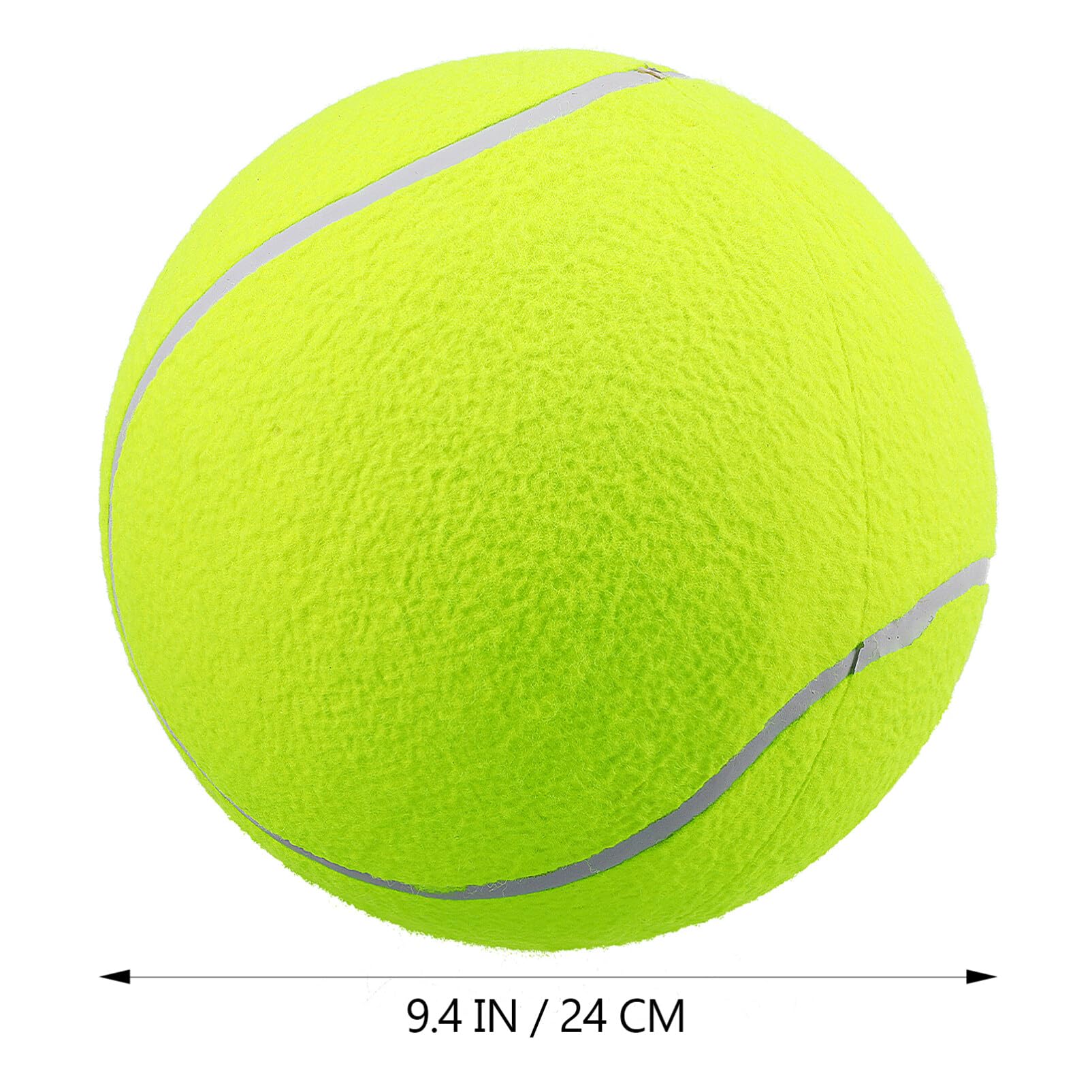 UEETEK Il Cane del Diametro 24CM mastica Il Pallone da Tennis Gigante della Sfera dell'animale Domestico per Il Grande Animale Domestico Che Gioca l'esercitazione