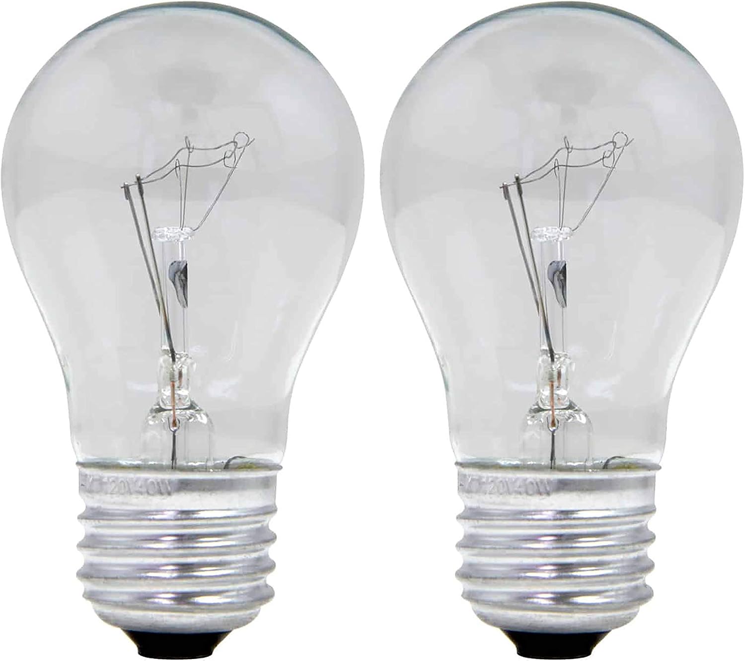 Lava 5032-6 40-Watt Replacement 2-Pack Brand 16.3 and 17 inch Lamps Light Bulb, 2 Count (Pack of 1), Clear