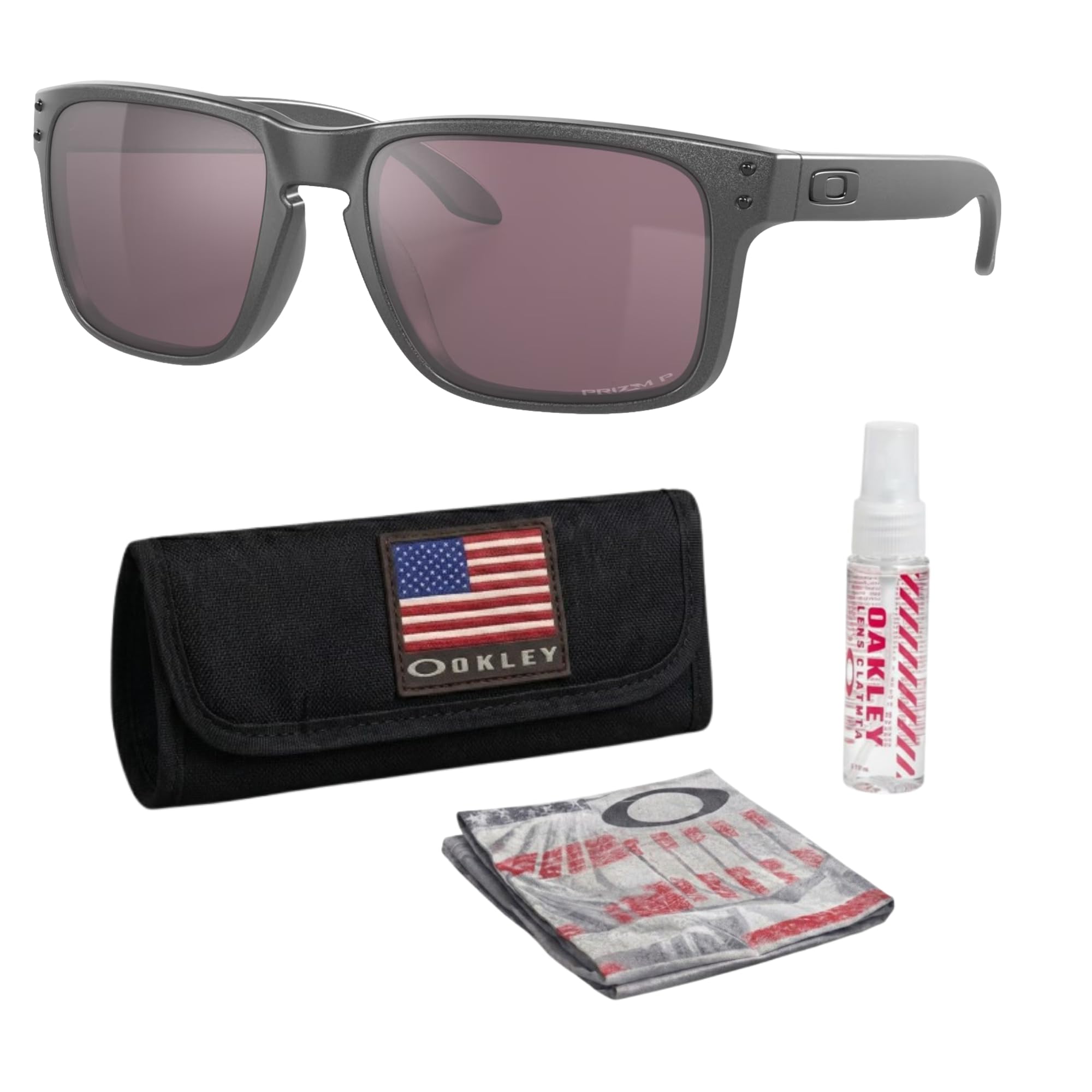 Oakley HOLBROOK STEEL COLLECTION OO9102 Sunglasses w/Official Eyewear Kit