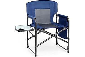 Heavy Duty Directors Chair 500 Lbs, Camping Chairs for Adults