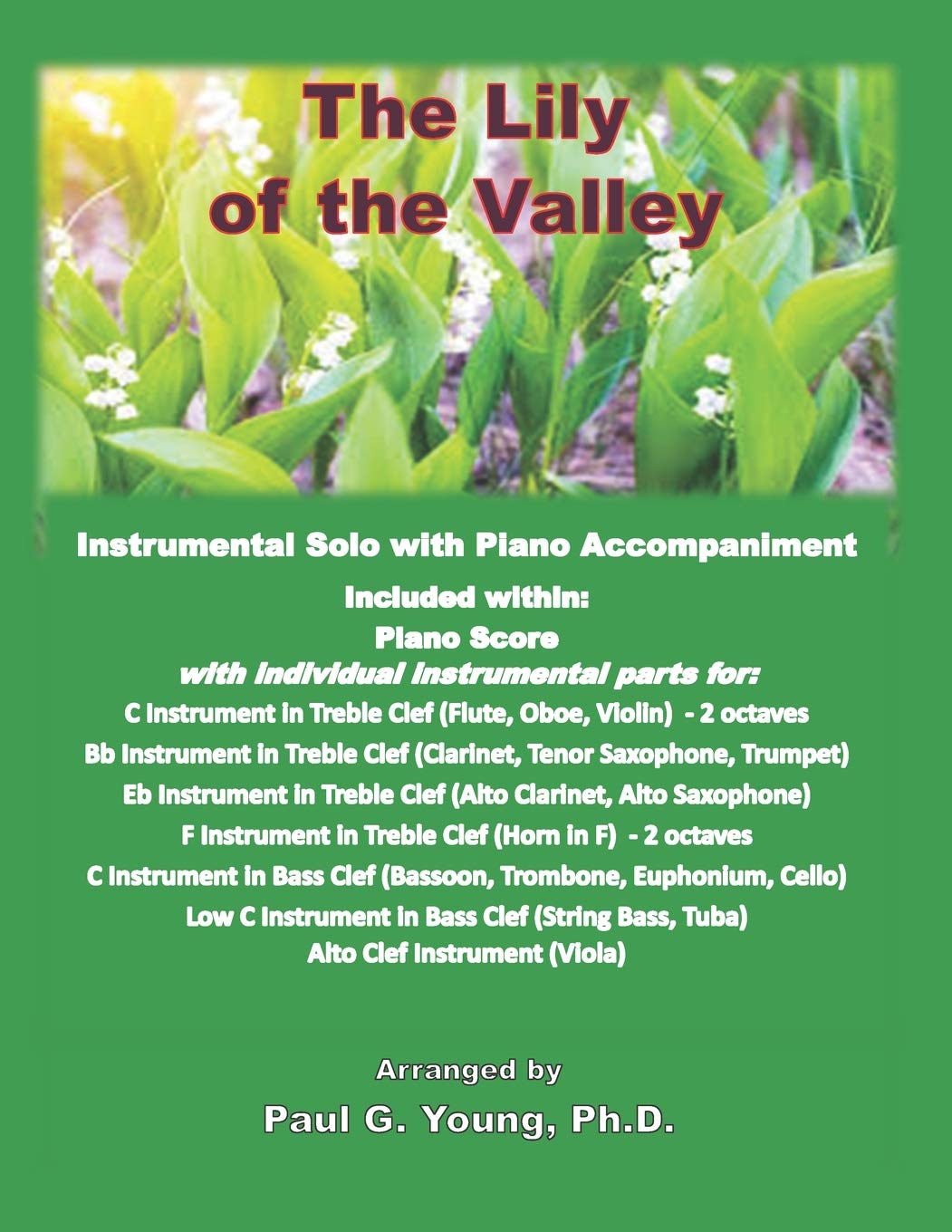 The Lily of the Valley: Instrumental Solo with Piano Accompaniment