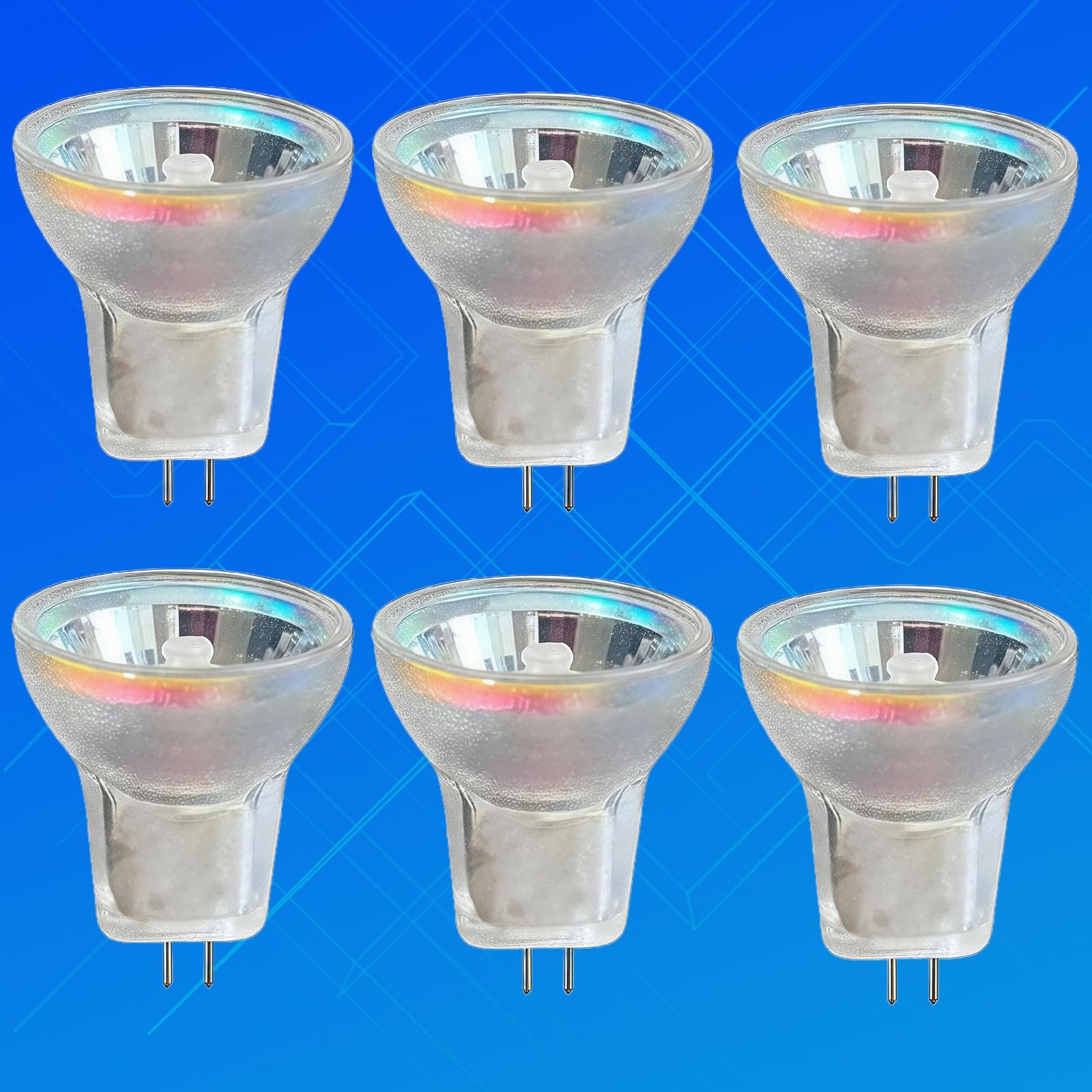 GZ4 ampoule halogène (6pcs) -économie d'énergie 12v 350lm 100cpi GZ4 MR-8 lampe halogène pour votre salon!(35W/12V)