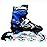 XINO SPORTS Adjustable Inline Skates for Boys and Girls - Pro Quality - Beginner Friendly with Illuminating LED Light-Up Wheels, for Indoor and Outdoor Skating (Blue, Medium 1-4)